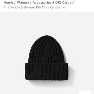 Everlane Wool-Cashmere Rib Chunky Beanie